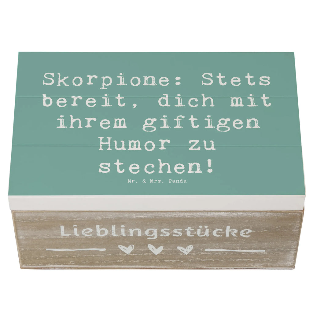 Holzkiste Spruch Skorpion Humor Holzkiste, Kiste, Schatzkiste, Truhe, Schatulle, XXL, Erinnerungsbox, Erinnerungskiste, Dekokiste, Aufbewahrungsbox, Geschenkbox, Geschenkdose, Tierkreiszeichen, Sternzeichen, Horoskop, Astrologie, Aszendent