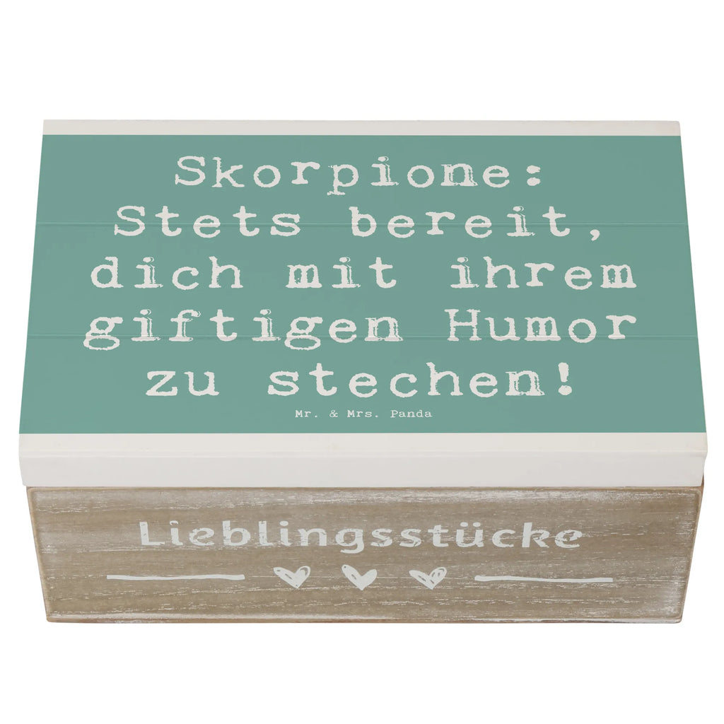 Holzkiste Spruch Skorpion Humor Holzkiste, Kiste, Schatzkiste, Truhe, Schatulle, XXL, Erinnerungsbox, Erinnerungskiste, Dekokiste, Aufbewahrungsbox, Geschenkbox, Geschenkdose, Tierkreiszeichen, Sternzeichen, Horoskop, Astrologie, Aszendent