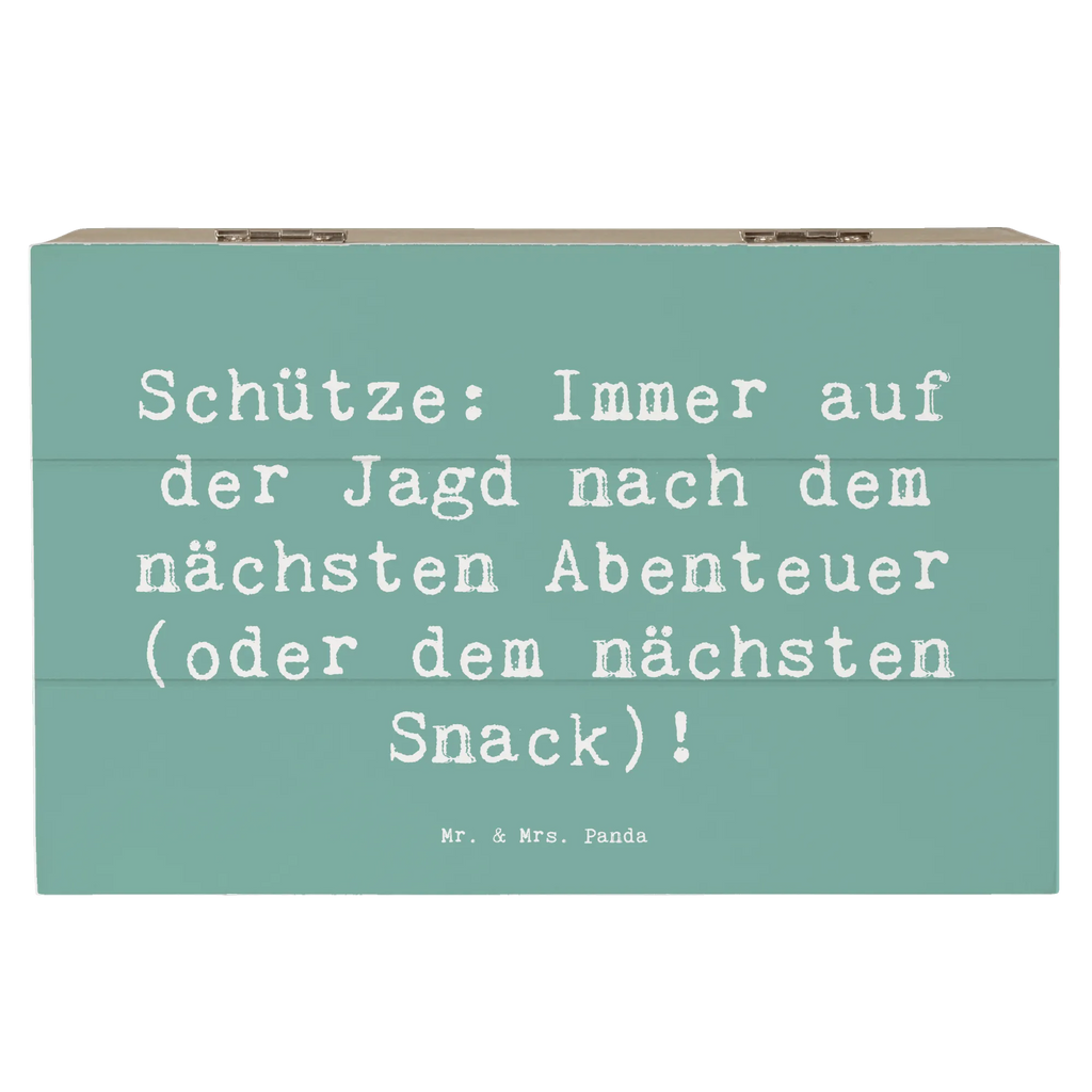 Holzkiste Spruch Abenteuer Schütze Holzkiste, Kiste, Schatzkiste, Truhe, Schatulle, XXL, Erinnerungsbox, Erinnerungskiste, Dekokiste, Aufbewahrungsbox, Geschenkbox, Geschenkdose, Tierkreiszeichen, Sternzeichen, Horoskop, Astrologie, Aszendent