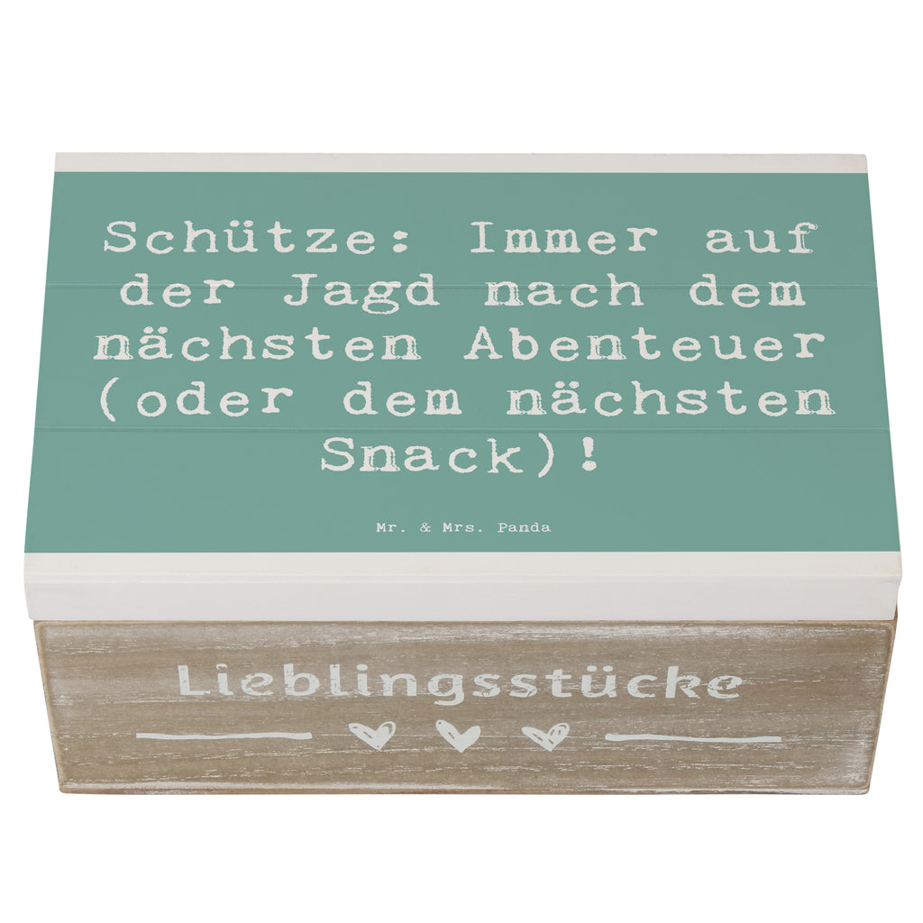 Holzkiste Spruch Abenteuer Schütze Holzkiste, Kiste, Schatzkiste, Truhe, Schatulle, XXL, Erinnerungsbox, Erinnerungskiste, Dekokiste, Aufbewahrungsbox, Geschenkbox, Geschenkdose, Tierkreiszeichen, Sternzeichen, Horoskop, Astrologie, Aszendent