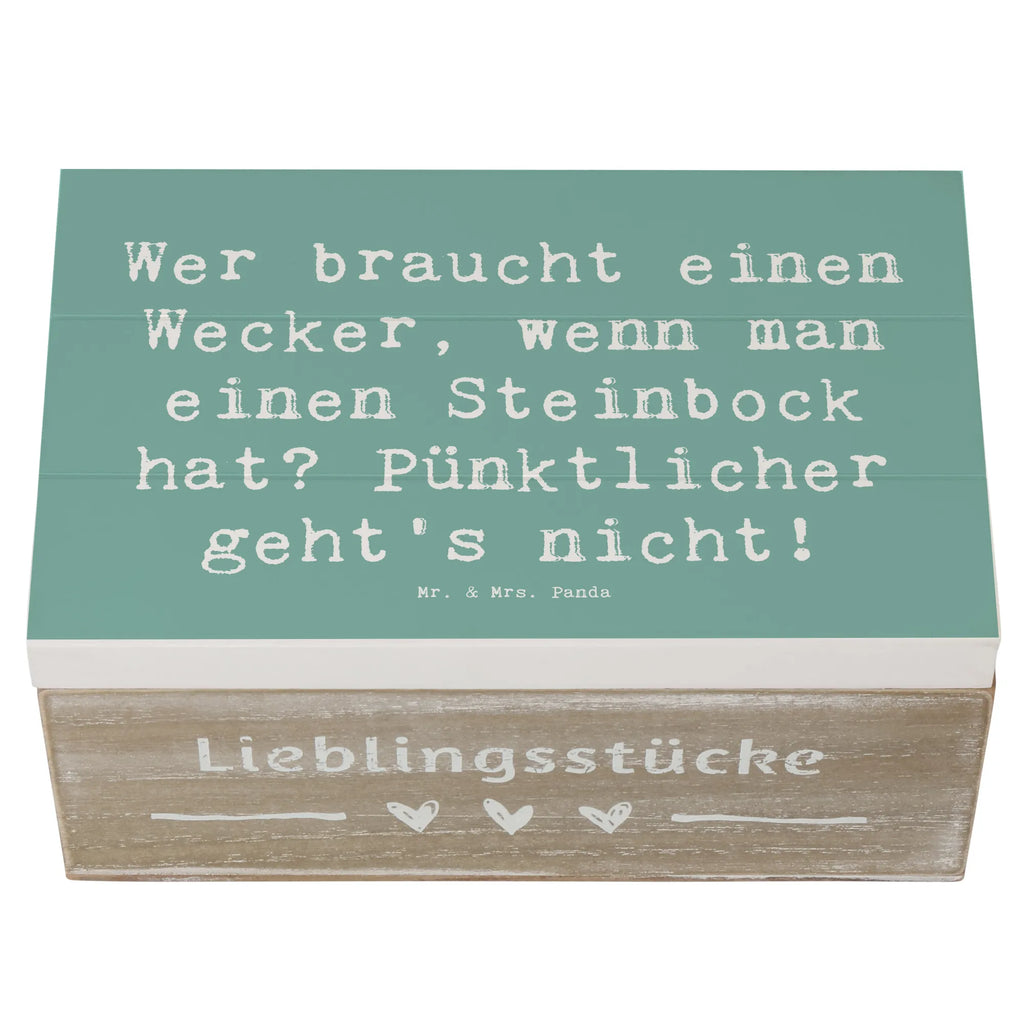 Holzkiste Spruch Steinbock Wecker Holzkiste, Kiste, Schatzkiste, Truhe, Schatulle, XXL, Erinnerungsbox, Erinnerungskiste, Dekokiste, Aufbewahrungsbox, Geschenkbox, Geschenkdose, Tierkreiszeichen, Sternzeichen, Horoskop, Astrologie, Aszendent