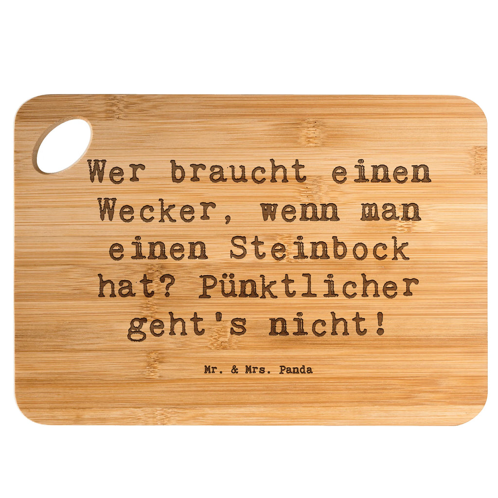 Bambus - Schneidebrett Spruch Steinbock Wecker Schneidebrett, Holzbrett, Küchenbrett, Frühstücksbrett, Hackbrett, Brett, Holzbrettchen, Servierbrett, Bretter, Holzbretter, Holz Bretter, Schneidebrett Holz, Holzbrett mit Gravur, Schneidbrett, Holzbrett Küche, Holzschneidebrett, Tierkreiszeichen, Sternzeichen, Horoskop, Astrologie, Aszendent