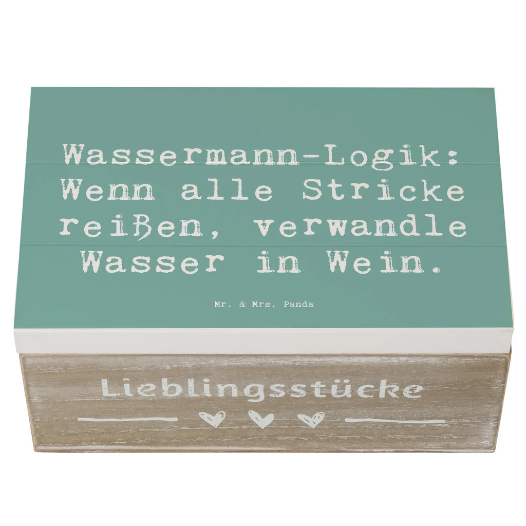 Holzkiste Spruch Wassermann Logik Holzkiste, Kiste, Schatzkiste, Truhe, Schatulle, XXL, Erinnerungsbox, Erinnerungskiste, Dekokiste, Aufbewahrungsbox, Geschenkbox, Geschenkdose, Tierkreiszeichen, Sternzeichen, Horoskop, Astrologie, Aszendent