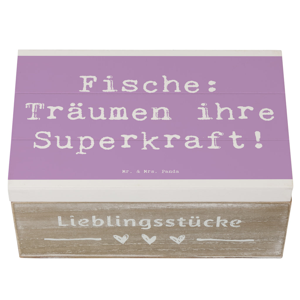 Holzkiste Spruch Fische Kraft Holzkiste, Kiste, Schatzkiste, Truhe, Schatulle, XXL, Erinnerungsbox, Erinnerungskiste, Dekokiste, Aufbewahrungsbox, Geschenkbox, Geschenkdose, Tierkreiszeichen, Sternzeichen, Horoskop, Astrologie, Aszendent