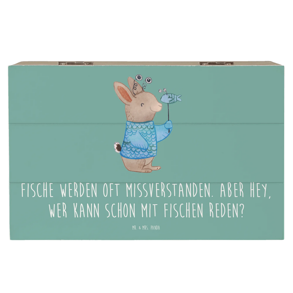 Holzkiste Fische Geheimnisse Holzkiste, Kiste, Schatzkiste, Truhe, Schatulle, XXL, Erinnerungsbox, Erinnerungskiste, Dekokiste, Aufbewahrungsbox, Geschenkbox, Geschenkdose, Tierkreiszeichen, Sternzeichen, Horoskop, Astrologie, Aszendent