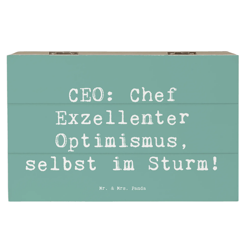 Holzkiste Spruch CEO Optimismus Holzkiste, Kiste, Schatzkiste, Truhe, Schatulle, XXL, Erinnerungsbox, Erinnerungskiste, Dekokiste, Aufbewahrungsbox, Geschenkbox, Geschenkdose, Beruf, Ausbildung, Jubiläum, Abschied, Rente, Kollege, Kollegin, Geschenk, Schenken, Arbeitskollege, Mitarbeiter, Firma, Danke, Dankeschön