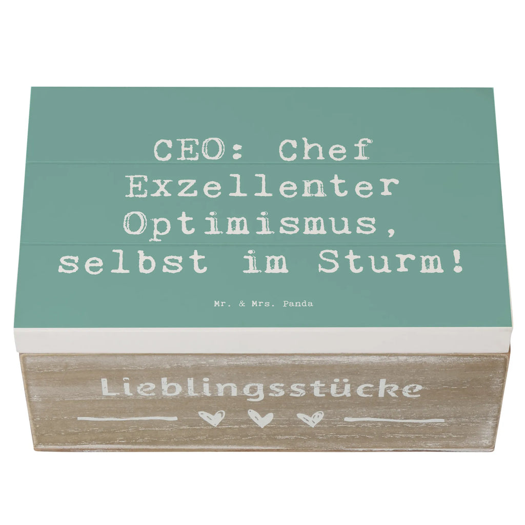 Holzkiste Spruch CEO Optimismus Holzkiste, Kiste, Schatzkiste, Truhe, Schatulle, XXL, Erinnerungsbox, Erinnerungskiste, Dekokiste, Aufbewahrungsbox, Geschenkbox, Geschenkdose, Beruf, Ausbildung, Jubiläum, Abschied, Rente, Kollege, Kollegin, Geschenk, Schenken, Arbeitskollege, Mitarbeiter, Firma, Danke, Dankeschön