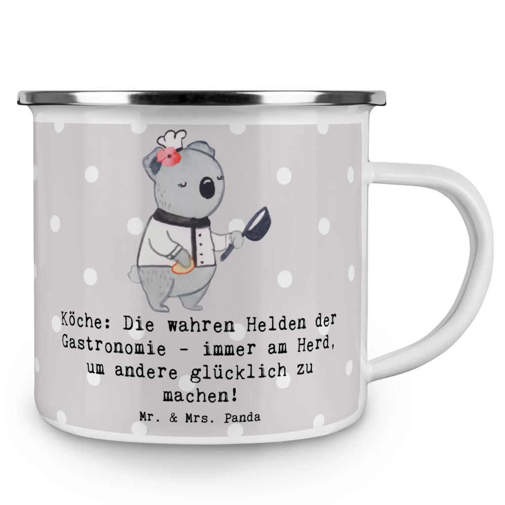 Enamel camping mug Köche: Die wahren Helden der Gastronomie - immer am Herd, um andere glücklich zu machen! Campingtasse, Trinkbecher, Metalltasse, Outdoor Tasse, Emaille Trinkbecher, Blechtasse Outdoor, Emaille Campingbecher, Edelstahl Trinkbecher, Metalltasse für Camping, Kaffee Blechtasse, Camping Tasse Metall, Emaille Tasse, Emaille Becher, Tasse Camping, Tasse Emaille, Emaille Tassen, Camping Becher, Metall Tasse, Camping Tassen, Blechtasse, Emaille Tasse Camping, Camping Tasse Emaille, Emailletasse, Camping Tassen Emaille, Campingbecher, Blechtassen, Outdoor Becher, Campingtassen, Emaille Becher Camping, Camping Becher Edelstahl, Beruf, Ausbildung, Jubiläum, Abschied, Rente, Kollege, Kollegin, Geschenk, Schenken, Arbeitskollege, Mitarbeiter, Firma, Danke, Dankeschön