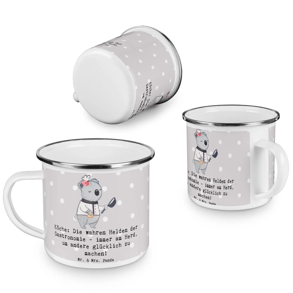 Enamel camping mug Köche: Die wahren Helden der Gastronomie - immer am Herd, um andere glücklich zu machen! Campingtasse, Trinkbecher, Metalltasse, Outdoor Tasse, Emaille Trinkbecher, Blechtasse Outdoor, Emaille Campingbecher, Edelstahl Trinkbecher, Metalltasse für Camping, Kaffee Blechtasse, Camping Tasse Metall, Emaille Tasse, Emaille Becher, Tasse Camping, Tasse Emaille, Emaille Tassen, Camping Becher, Metall Tasse, Camping Tassen, Blechtasse, Emaille Tasse Camping, Camping Tasse Emaille, Emailletasse, Camping Tassen Emaille, Campingbecher, Blechtassen, Outdoor Becher, Campingtassen, Emaille Becher Camping, Camping Becher Edelstahl, Beruf, Ausbildung, Jubiläum, Abschied, Rente, Kollege, Kollegin, Geschenk, Schenken, Arbeitskollege, Mitarbeiter, Firma, Danke, Dankeschön