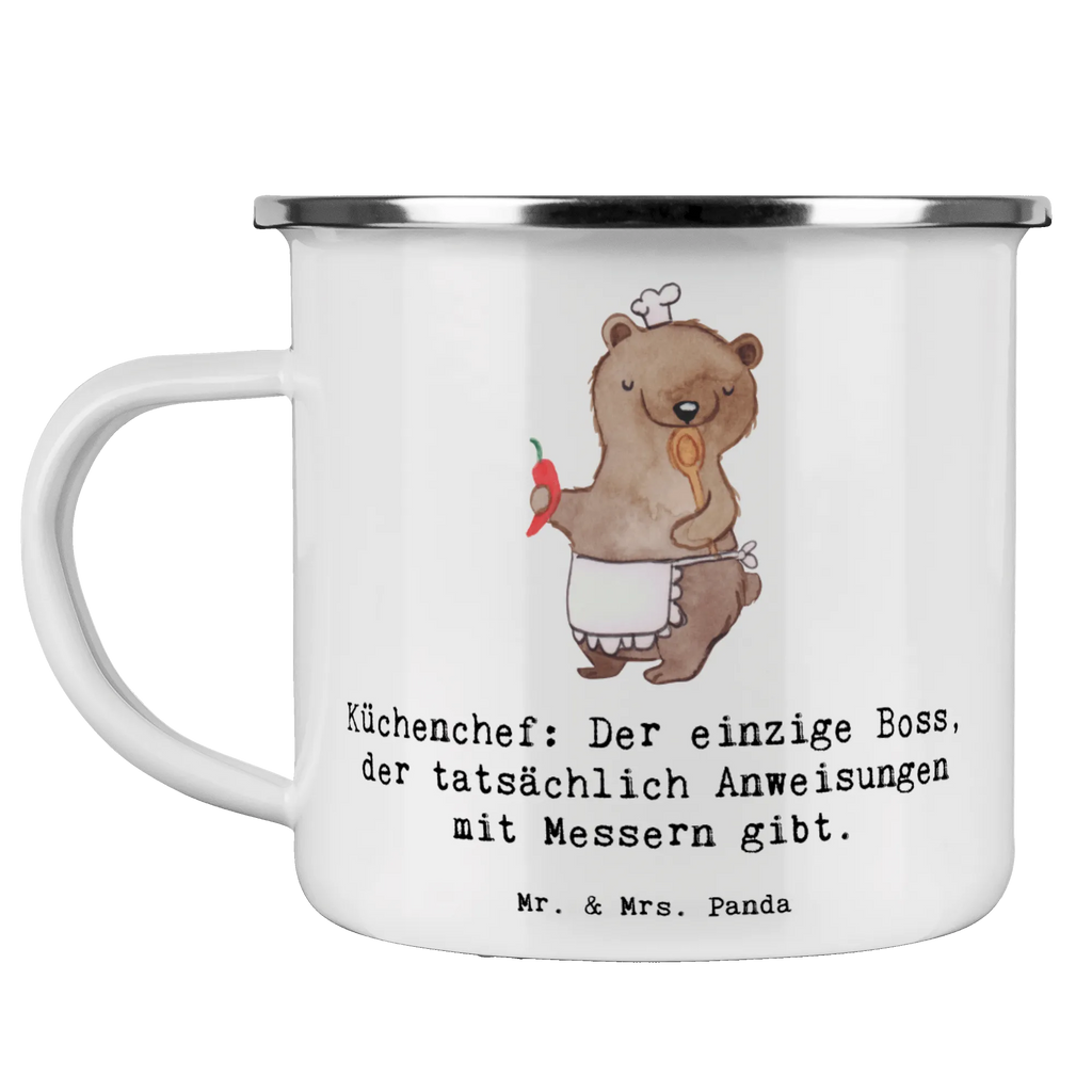 Camping Emaille Tasse Küchenchef: Der einzige Boss, der tatsächlich Anweisungen mit Messern gibt. Campingtasse, Trinkbecher, Metalltasse, Outdoor Tasse, Emaille Trinkbecher, Blechtasse Outdoor, Emaille Campingbecher, Edelstahl Trinkbecher, Metalltasse für Camping, Kaffee Blechtasse, Camping Tasse Metall, Emaille Tasse, Emaille Becher, Tasse Camping, Tasse Emaille, Emaille Tassen, Camping Becher, Metall Tasse, Camping Tassen, Blechtasse, Emaille Tasse Camping, Camping Tasse Emaille, Emailletasse, Camping Tassen Emaille, Campingbecher, Blechtassen, Outdoor Becher, Campingtassen, Emaille Becher Camping, Camping Becher Edelstahl, Beruf, Ausbildung, Jubiläum, Abschied, Rente, Kollege, Kollegin, Geschenk, Schenken, Arbeitskollege, Mitarbeiter, Firma, Danke, Dankeschön