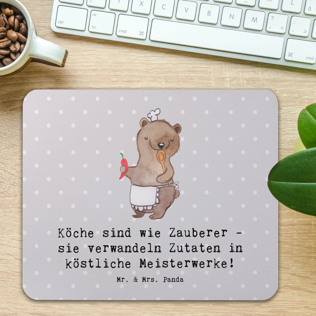 Mauspad Köche sind wie Zauberer - sie verwandeln Zutaten in köstliche Meisterwerke! Mousepad, Computer zubehör, Büroausstattung, PC Zubehör, Arbeitszimmer, Mauspad, Einzigartiges Mauspad, Designer Mauspad, Mausunterlage, Mauspad Büro, Beruf, Ausbildung, Jubiläum, Abschied, Rente, Kollege, Kollegin, Geschenk, Schenken, Arbeitskollege, Mitarbeiter, Firma, Danke, Dankeschön