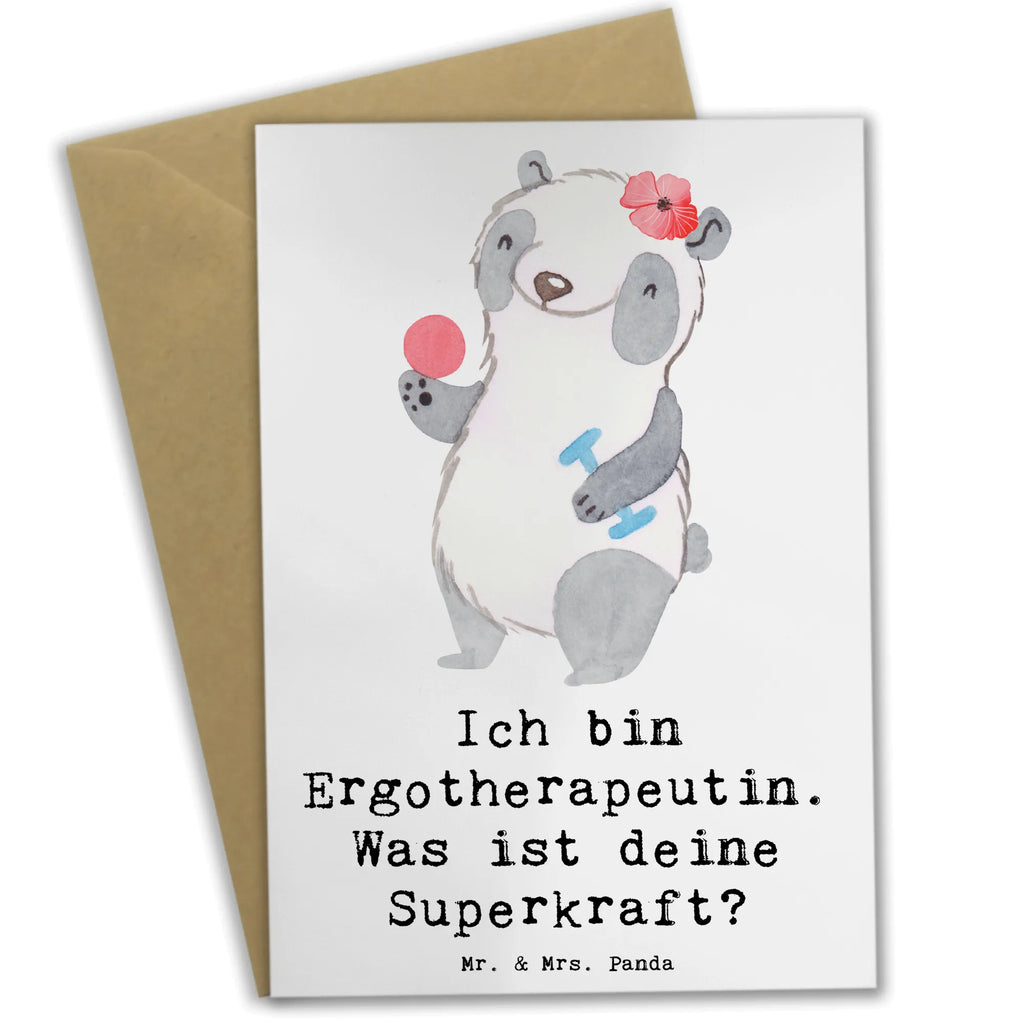 Grußkarte Super Ergotherapeutin Grußkarte, Klappkarte, Einladungskarte, Glückwunschkarte, Hochzeitskarte, Geburtstagskarte, Karte, Ansichtskarten, Beruf, Ausbildung, Jubiläum, Abschied, Rente, Kollege, Kollegin, Geschenk, Schenken, Arbeitskollege, Mitarbeiter, Firma, Danke, Dankeschön