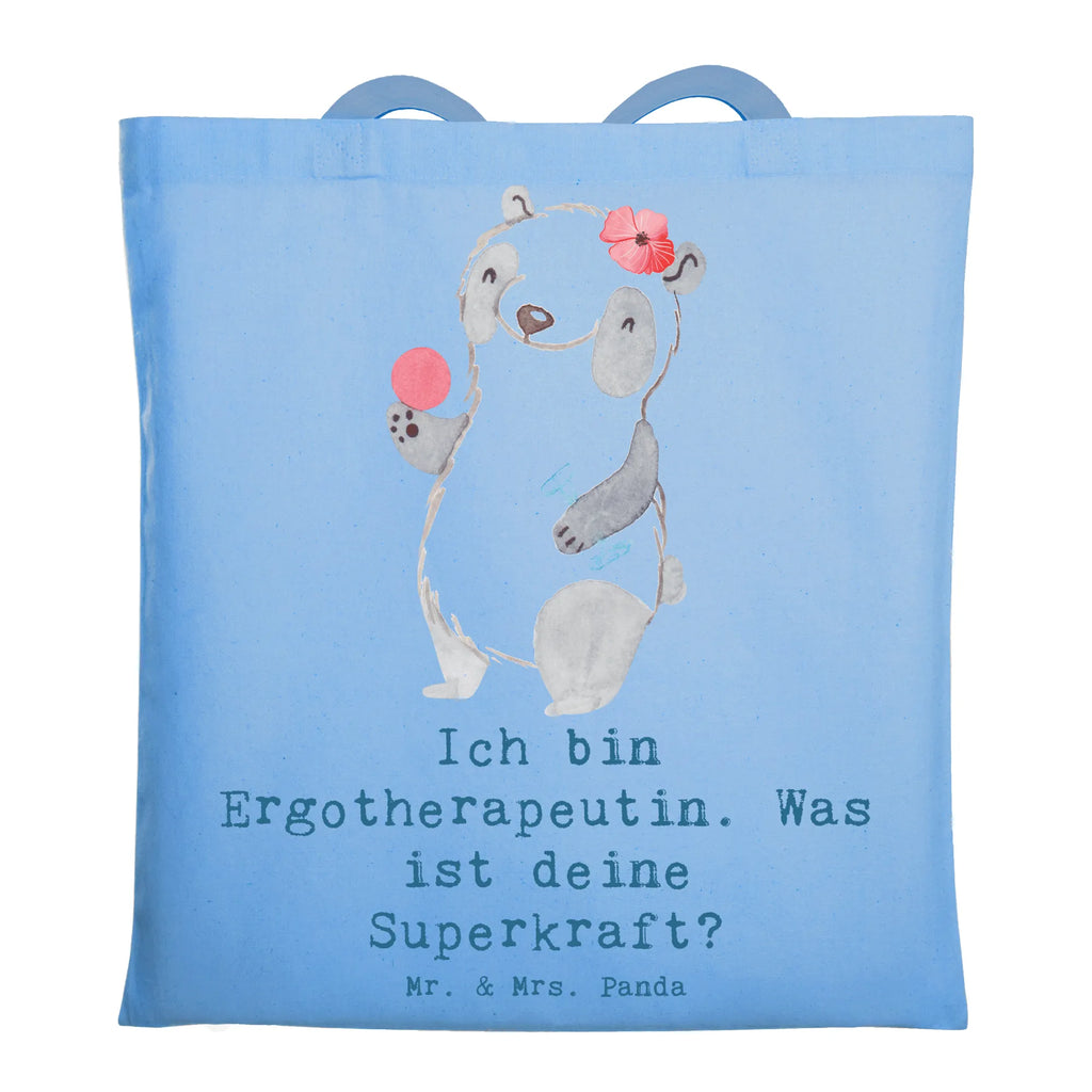 Tragetasche Super Ergotherapeutin Beuteltasche, Beutel, Einkaufstasche, Jutebeutel, Stoffbeutel, Tasche, Shopper, Umhängetasche, Strandtasche, Schultertasche, Stofftasche, Tragetasche, Badetasche, Jutetasche, Einkaufstüte, Laptoptasche, Beruf, Ausbildung, Jubiläum, Abschied, Rente, Kollege, Kollegin, Geschenk, Schenken, Arbeitskollege, Mitarbeiter, Firma, Danke, Dankeschön