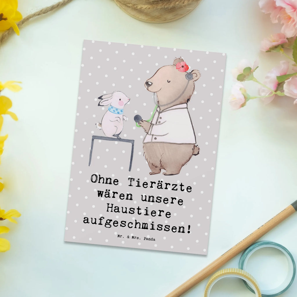 Postcard Ohne Tierärzte wären unsere Haustiere aufgeschmissen! Postkarte, Karte, Geschenkkarte, Grußkarte, Einladung, Ansichtskarte, Geburtstagskarte, Einladungskarte, Dankeskarte, Ansichtskarten, Einladung Geburtstag, Einladungskarten Geburtstag, Beruf, Ausbildung, Jubiläum, Abschied, Rente, Kollege, Kollegin, Geschenk, Schenken, Arbeitskollege, Mitarbeiter, Firma, Danke, Dankeschön