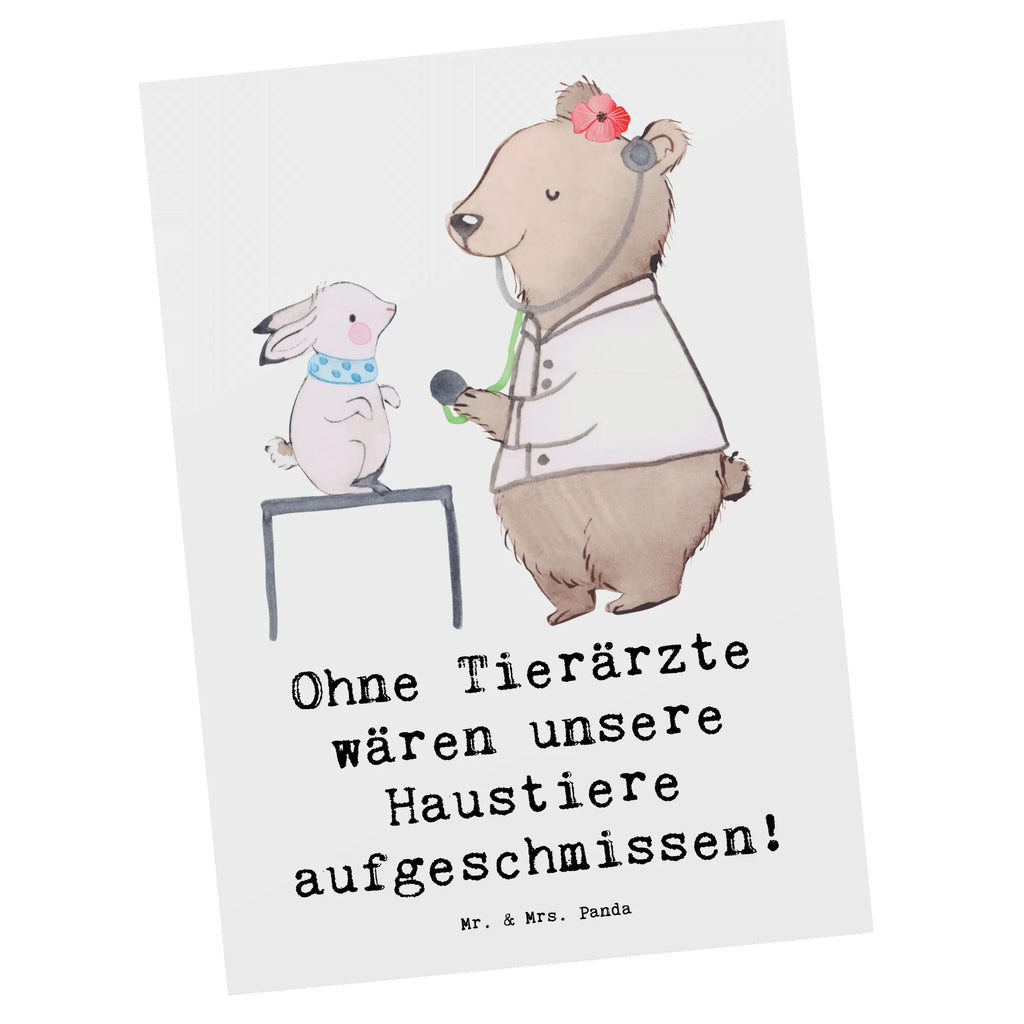 Postcard Ohne Tierärzte wären unsere Haustiere aufgeschmissen! Postkarte, Karte, Geschenkkarte, Grußkarte, Einladung, Ansichtskarte, Geburtstagskarte, Einladungskarte, Dankeskarte, Ansichtskarten, Einladung Geburtstag, Einladungskarten Geburtstag, Beruf, Ausbildung, Jubiläum, Abschied, Rente, Kollege, Kollegin, Geschenk, Schenken, Arbeitskollege, Mitarbeiter, Firma, Danke, Dankeschön