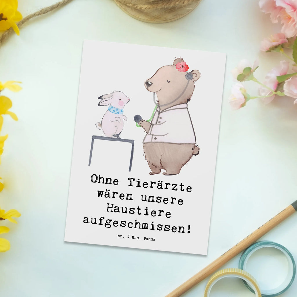 Postcard Ohne Tierärzte wären unsere Haustiere aufgeschmissen! Postkarte, Karte, Geschenkkarte, Grußkarte, Einladung, Ansichtskarte, Geburtstagskarte, Einladungskarte, Dankeskarte, Ansichtskarten, Einladung Geburtstag, Einladungskarten Geburtstag, Beruf, Ausbildung, Jubiläum, Abschied, Rente, Kollege, Kollegin, Geschenk, Schenken, Arbeitskollege, Mitarbeiter, Firma, Danke, Dankeschön