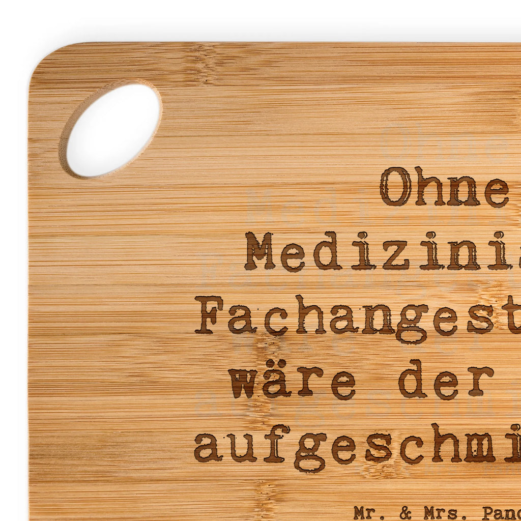 Bambus - Schneidebrett Spruch Ohne Medizinische Fachangestellte wäre der Arzt aufgeschmissen! Schneidebrett, Holzbrett, Küchenbrett, Frühstücksbrett, Hackbrett, Brett, Holzbrettchen, Servierbrett, Bretter, Holzbretter, Holz Bretter, Schneidebrett Holz, Holzbrett mit Gravur, Schneidbrett, Holzbrett Küche, Holzschneidebrett, Beruf, Ausbildung, Jubiläum, Abschied, Rente, Kollege, Kollegin, Geschenk, Schenken, Arbeitskollege, Mitarbeiter, Firma, Danke, Dankeschön