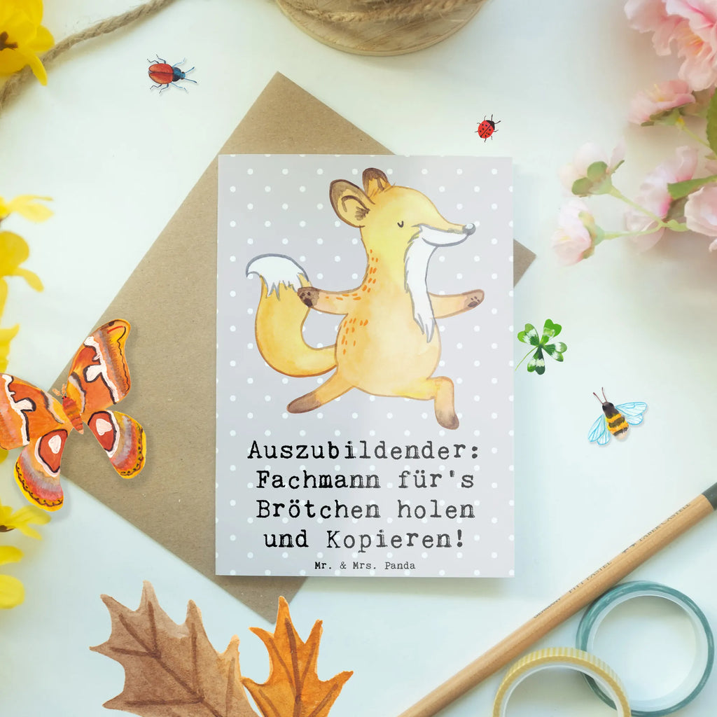 Grußkarte Auszubildender Profi Grußkarte, Klappkarte, Einladungskarte, Glückwunschkarte, Hochzeitskarte, Geburtstagskarte, Karte, Ansichtskarten, Beruf, Ausbildung, Jubiläum, Abschied, Rente, Kollege, Kollegin, Geschenk, Schenken, Arbeitskollege, Mitarbeiter, Firma, Danke, Dankeschön