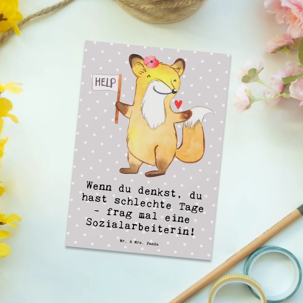 Postkarte Sozialarbeiterin Stärketage Postkarte, Karte, Geschenkkarte, Grußkarte, Einladung, Ansichtskarte, Geburtstagskarte, Einladungskarte, Dankeskarte, Ansichtskarten, Einladung Geburtstag, Einladungskarten Geburtstag, Beruf, Ausbildung, Jubiläum, Abschied, Rente, Kollege, Kollegin, Geschenk, Schenken, Arbeitskollege, Mitarbeiter, Firma, Danke, Dankeschön