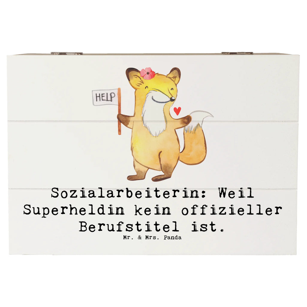 Holzkiste Sozialarbeiterin Heldin Holzkiste, Kiste, Schatzkiste, Truhe, Schatulle, XXL, Erinnerungsbox, Erinnerungskiste, Dekokiste, Aufbewahrungsbox, Geschenkbox, Geschenkdose, Beruf, Ausbildung, Jubiläum, Abschied, Rente, Kollege, Kollegin, Geschenk, Schenken, Arbeitskollege, Mitarbeiter, Firma, Danke, Dankeschön