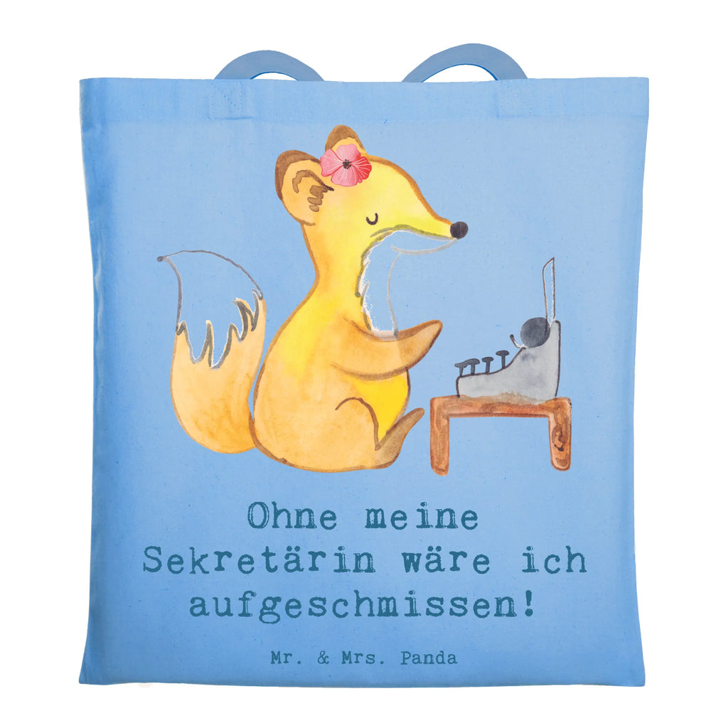 Tragetasche Ohne meine Sekretärin wäre ich aufgeschmissen! Beuteltasche, Beutel, Einkaufstasche, Jutebeutel, Stoffbeutel, Tasche, Shopper, Umhängetasche, Strandtasche, Schultertasche, Stofftasche, Tragetasche, Badetasche, Jutetasche, Einkaufstüte, Laptoptasche, Beruf, Ausbildung, Jubiläum, Abschied, Rente, Kollege, Kollegin, Geschenk, Schenken, Arbeitskollege, Mitarbeiter, Firma, Danke, Dankeschön