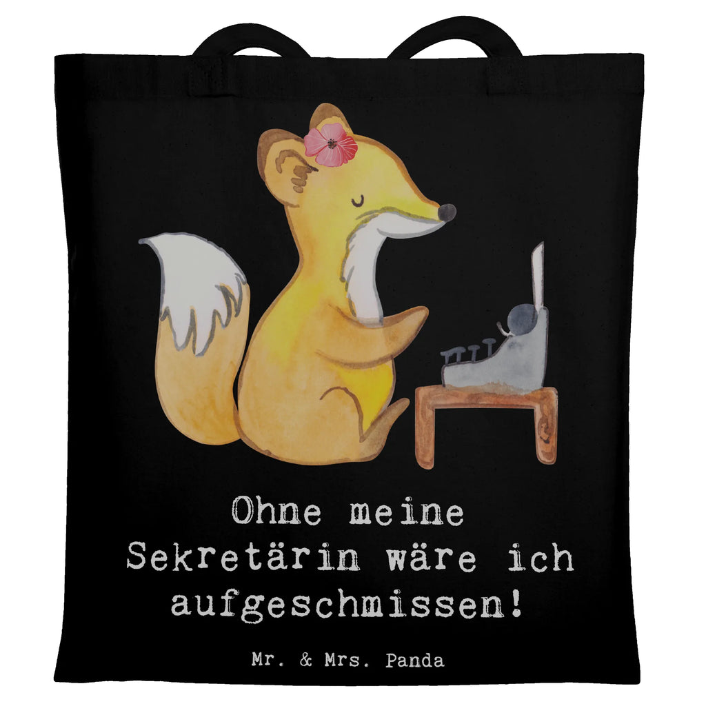 Tragetasche Ohne meine Sekretärin wäre ich aufgeschmissen! Beuteltasche, Beutel, Einkaufstasche, Jutebeutel, Stoffbeutel, Tasche, Shopper, Umhängetasche, Strandtasche, Schultertasche, Stofftasche, Tragetasche, Badetasche, Jutetasche, Einkaufstüte, Laptoptasche, Beruf, Ausbildung, Jubiläum, Abschied, Rente, Kollege, Kollegin, Geschenk, Schenken, Arbeitskollege, Mitarbeiter, Firma, Danke, Dankeschön