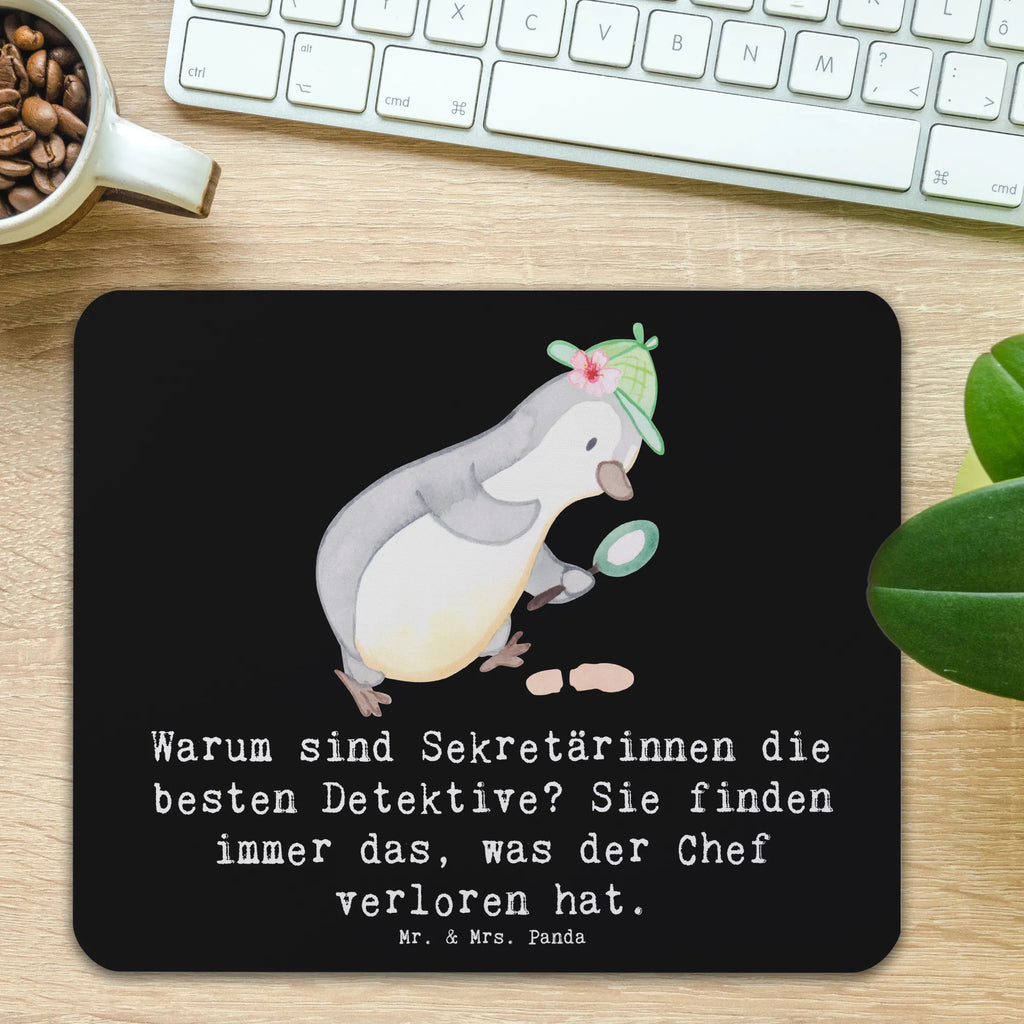 Mauspad Warum sind Sekretärinnen die besten Detektive? Sie finden immer das, was der Chef verloren hat. Mousepad, Computer zubehör, Büroausstattung, PC Zubehör, Arbeitszimmer, Mauspad, Einzigartiges Mauspad, Designer Mauspad, Mausunterlage, Mauspad Büro, Beruf, Ausbildung, Jubiläum, Abschied, Rente, Kollege, Kollegin, Geschenk, Schenken, Arbeitskollege, Mitarbeiter, Firma, Danke, Dankeschön