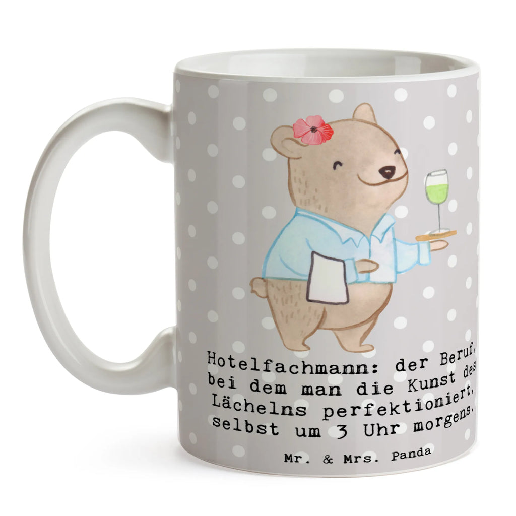 Tasse Hotelfachmann: der Beruf, bei dem man die Kunst des Lächelns perfektioniert, selbst um 3 Uhr morgens. Tasse, Kaffeetasse, Teetasse, Becher, Kaffeebecher, Teebecher, Keramiktasse, Porzellantasse, Büro Tasse, Geschenk Tasse, Tasse Sprüche, Tasse Motive, Kaffeetassen, Tasse bedrucken, Designer Tasse, Cappuccino Tassen, Schöne Teetassen, Beruf, Ausbildung, Jubiläum, Abschied, Rente, Kollege, Kollegin, Geschenk, Schenken, Arbeitskollege, Mitarbeiter, Firma, Danke, Dankeschön