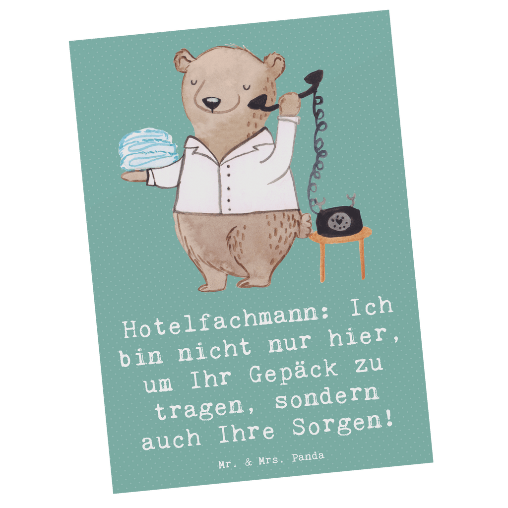 Postkarte Hotelfachmann: Ich bin nicht nur hier, um Ihr Gepäck zu tragen, sondern auch Ihre Sorgen! Postkarte, Karte, Geschenkkarte, Grußkarte, Einladung, Ansichtskarte, Geburtstagskarte, Einladungskarte, Dankeskarte, Ansichtskarten, Einladung Geburtstag, Einladungskarten Geburtstag, Beruf, Ausbildung, Jubiläum, Abschied, Rente, Kollege, Kollegin, Geschenk, Schenken, Arbeitskollege, Mitarbeiter, Firma, Danke, Dankeschön