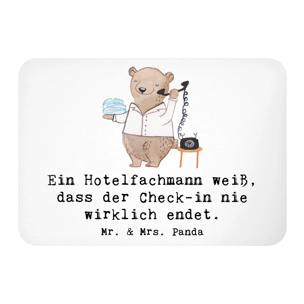 Magnet Ein Hotelfachmann weiß, dass der Check-in nie wirklich endet. Kühlschrankmagnet, Pinnwandmagnet, Souvenir Magnet, Motivmagnete, Dekomagnet, Whiteboard Magnet, Notiz Magnet, Kühlschrank Dekoration, Beruf, Ausbildung, Jubiläum, Abschied, Rente, Kollege, Kollegin, Geschenk, Schenken, Arbeitskollege, Mitarbeiter, Firma, Danke, Dankeschön