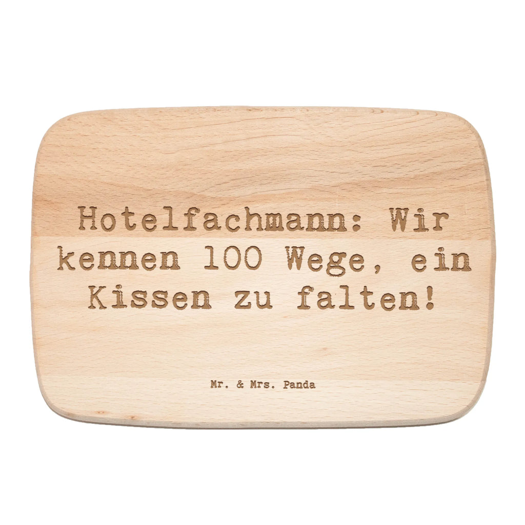 Frühstücksbrett Spruch Hotelfachmann: Wir kennen 100 Wege, ein Kissen zu falten! Frühstücksbrett, Holzbrett, Schneidebrett, Schneidebrett Holz, Frühstücksbrettchen, Küchenbrett, Beruf, Ausbildung, Jubiläum, Abschied, Rente, Kollege, Kollegin, Geschenk, Schenken, Arbeitskollege, Mitarbeiter, Firma, Danke, Dankeschön