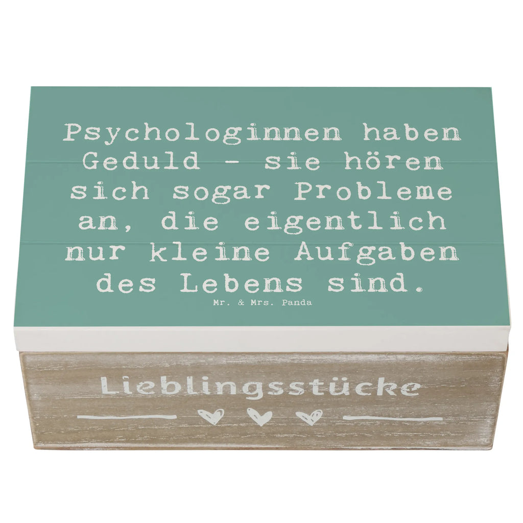 Holzkiste Spruch Geduldige Psychologin Holzkiste, Kiste, Schatzkiste, Truhe, Schatulle, XXL, Erinnerungsbox, Erinnerungskiste, Dekokiste, Aufbewahrungsbox, Geschenkbox, Geschenkdose, Beruf, Ausbildung, Jubiläum, Abschied, Rente, Kollege, Kollegin, Geschenk, Schenken, Arbeitskollege, Mitarbeiter, Firma, Danke, Dankeschön