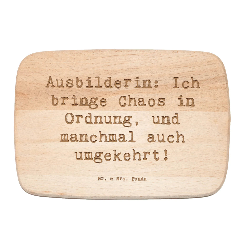 Frühstücksbrett Spruch Ausbilderin: Ich bringe Chaos in Ordnung, und manchmal auch umgekehrt! Frühstücksbrett, Holzbrett, Schneidebrett, Schneidebrett Holz, Frühstücksbrettchen, Küchenbrett, Beruf, Ausbildung, Jubiläum, Abschied, Rente, Kollege, Kollegin, Geschenk, Schenken, Arbeitskollege, Mitarbeiter, Firma, Danke, Dankeschön