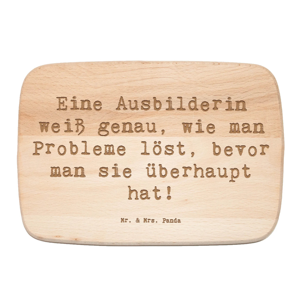 Frühstücksbrett Spruch Eine Ausbilderin weiß genau, wie man Probleme löst, bevor man sie überhaupt hat! Frühstücksbrett, Holzbrett, Schneidebrett, Schneidebrett Holz, Frühstücksbrettchen, Küchenbrett, Beruf, Ausbildung, Jubiläum, Abschied, Rente, Kollege, Kollegin, Geschenk, Schenken, Arbeitskollege, Mitarbeiter, Firma, Danke, Dankeschön