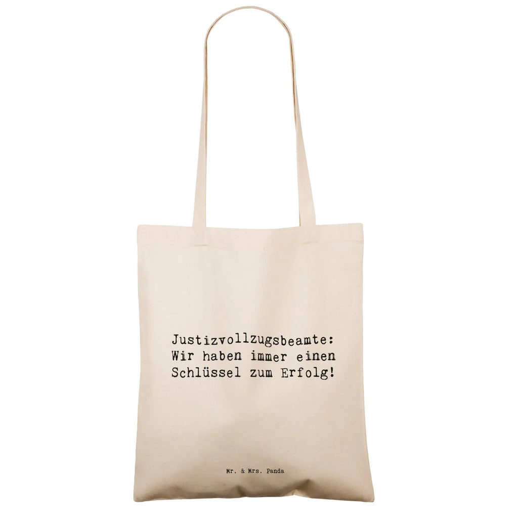 Tragetasche Spruch Justizvollzugsbeamte: Wir haben immer einen Schlüssel zum Erfolg! Beuteltasche, Beutel, Einkaufstasche, Jutebeutel, Stoffbeutel, Tasche, Shopper, Umhängetasche, Strandtasche, Schultertasche, Stofftasche, Tragetasche, Badetasche, Jutetasche, Einkaufstüte, Laptoptasche, Beruf, Ausbildung, Jubiläum, Abschied, Rente, Kollege, Kollegin, Geschenk, Schenken, Arbeitskollege, Mitarbeiter, Firma, Danke, Dankeschön