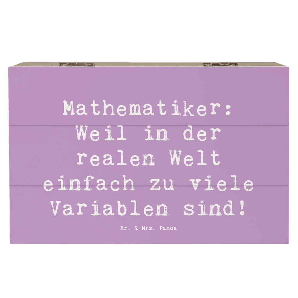 Holzkiste Spruch Mathematiker: Weil in der realen Welt einfach zu viele Variablen sind! Holzkiste, Kiste, Schatzkiste, Truhe, Schatulle, XXL, Erinnerungsbox, Erinnerungskiste, Dekokiste, Aufbewahrungsbox, Geschenkbox, Geschenkdose, Beruf, Ausbildung, Jubiläum, Abschied, Rente, Kollege, Kollegin, Geschenk, Schenken, Arbeitskollege, Mitarbeiter, Firma, Danke, Dankeschön