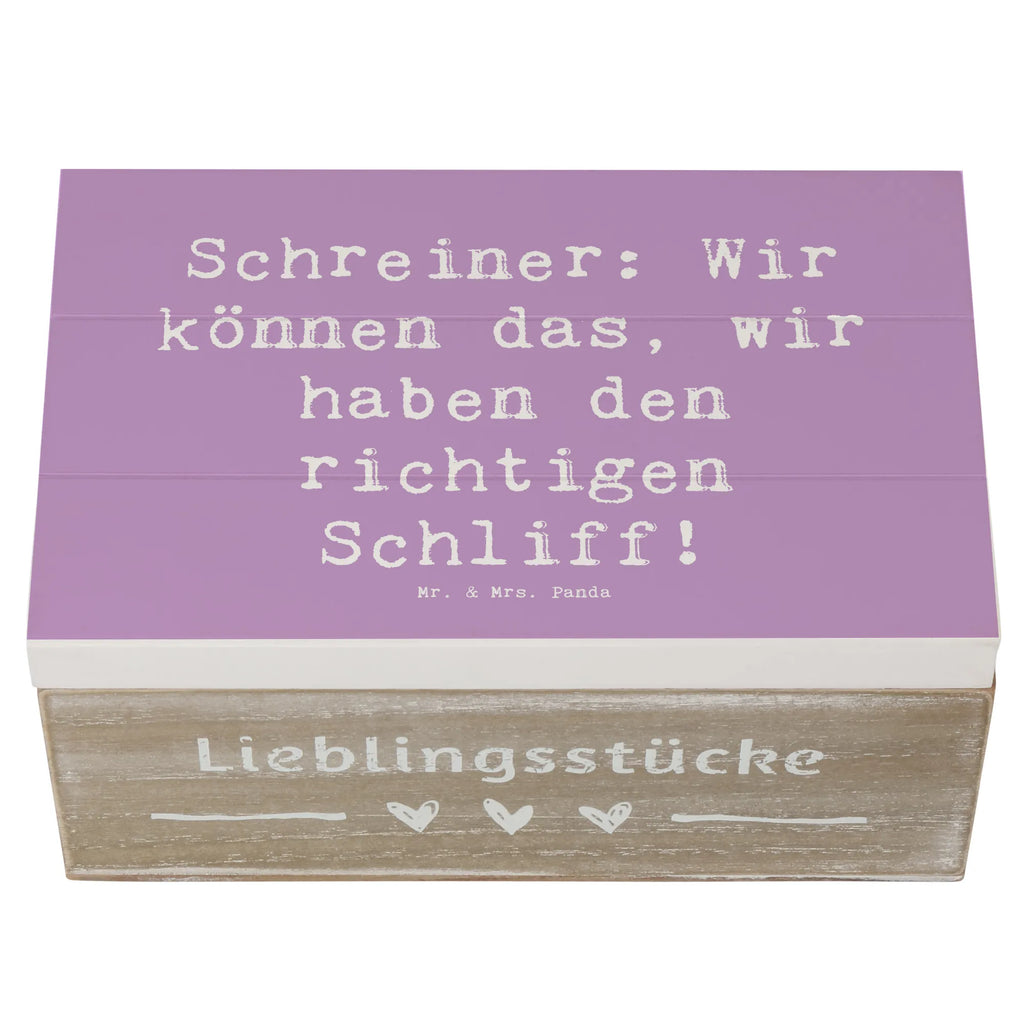 Holzkiste Spruch Schreiner: Wir können das, wir haben den richtigen Schliff! Holzkiste, Kiste, Schatzkiste, Truhe, Schatulle, XXL, Erinnerungsbox, Erinnerungskiste, Dekokiste, Aufbewahrungsbox, Geschenkbox, Geschenkdose, Beruf, Ausbildung, Jubiläum, Abschied, Rente, Kollege, Kollegin, Geschenk, Schenken, Arbeitskollege, Mitarbeiter, Firma, Danke, Dankeschön