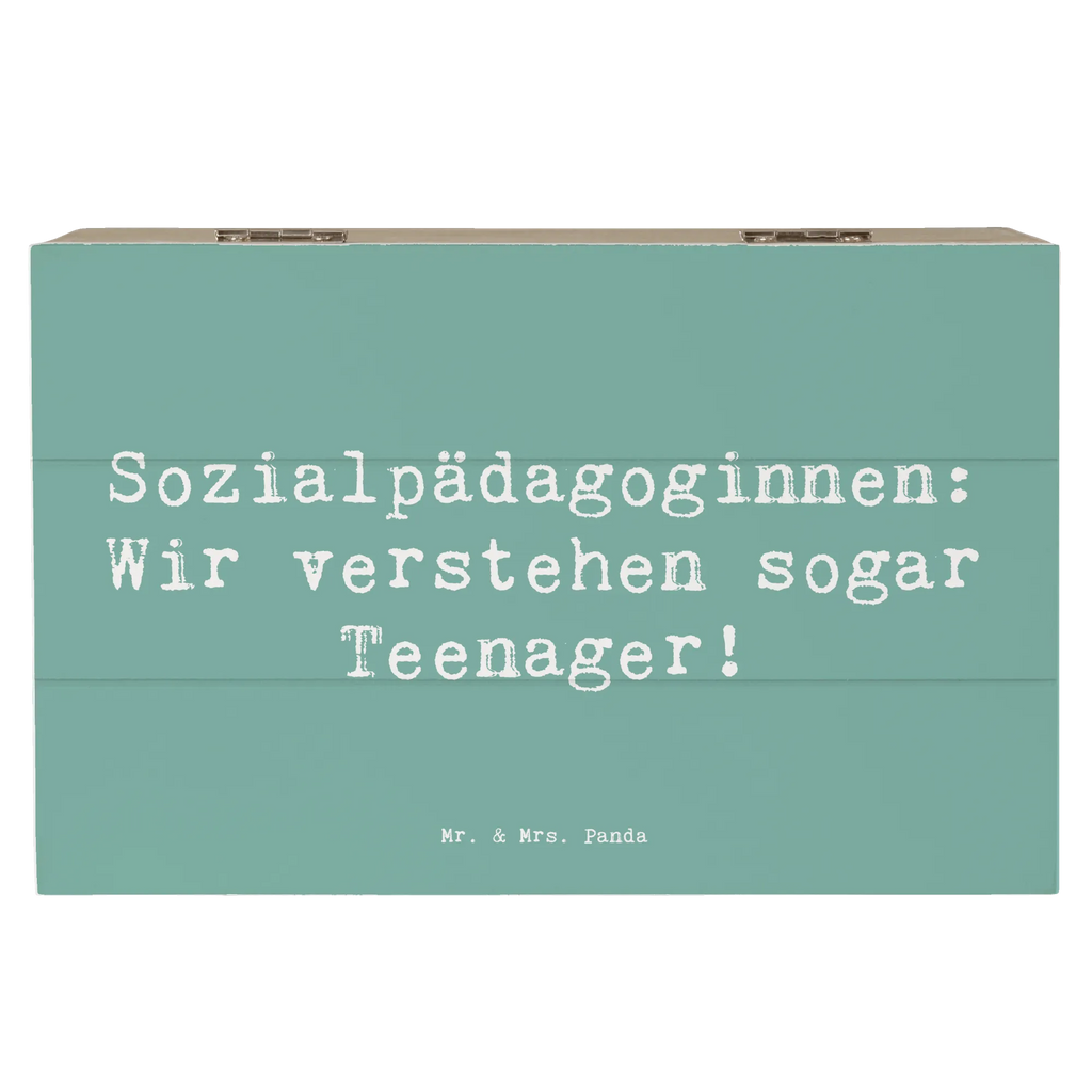 Holzkiste Spruch Sozialpädagoginnen: Wir verstehen sogar Teenager! Holzkiste, Kiste, Schatzkiste, Truhe, Schatulle, XXL, Erinnerungsbox, Erinnerungskiste, Dekokiste, Aufbewahrungsbox, Geschenkbox, Geschenkdose, Beruf, Ausbildung, Jubiläum, Abschied, Rente, Kollege, Kollegin, Geschenk, Schenken, Arbeitskollege, Mitarbeiter, Firma, Danke, Dankeschön