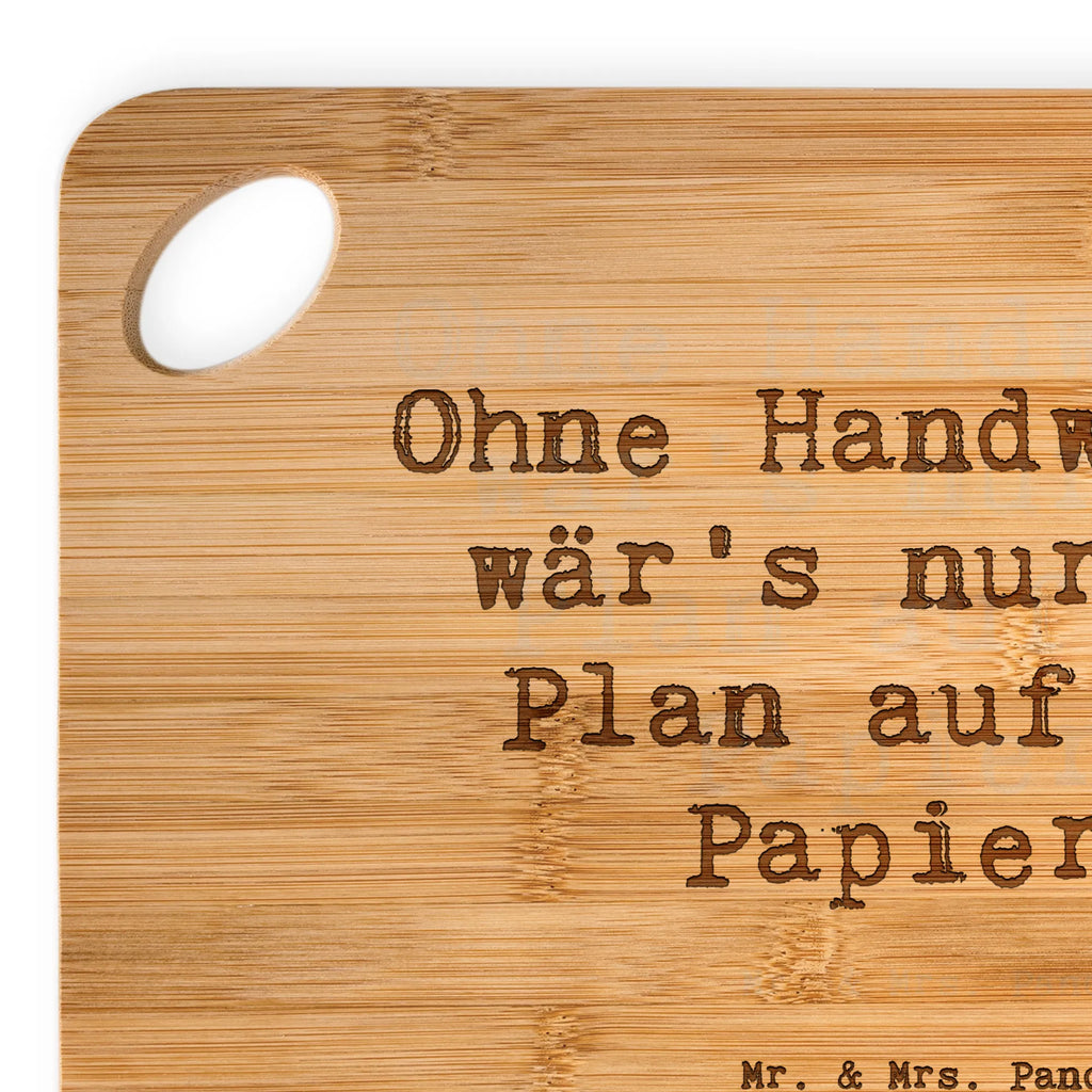 Bambus - Schneidebrett Spruch Ohne Handwerker wär's nur ein Plan auf dem Papier! Schneidebrett, Holzbrett, Küchenbrett, Frühstücksbrett, Hackbrett, Brett, Holzbrettchen, Servierbrett, Bretter, Holzbretter, Holz Bretter, Schneidebrett Holz, Holzbrett mit Gravur, Schneidbrett, Holzbrett Küche, Holzschneidebrett, Beruf, Ausbildung, Jubiläum, Abschied, Rente, Kollege, Kollegin, Geschenk, Schenken, Arbeitskollege, Mitarbeiter, Firma, Danke, Dankeschön