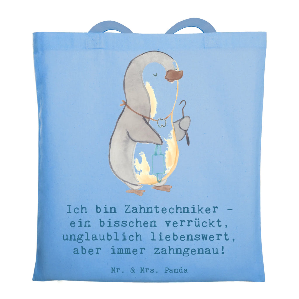 Tragetasche Ich bin Zahntechniker - ein bisschen verrückt, unglaublich liebenswert, aber immer zahngenau! Beuteltasche, Beutel, Einkaufstasche, Jutebeutel, Stoffbeutel, Tasche, Shopper, Umhängetasche, Strandtasche, Schultertasche, Stofftasche, Tragetasche, Badetasche, Jutetasche, Einkaufstüte, Laptoptasche, Beruf, Ausbildung, Jubiläum, Abschied, Rente, Kollege, Kollegin, Geschenk, Schenken, Arbeitskollege, Mitarbeiter, Firma, Danke, Dankeschön