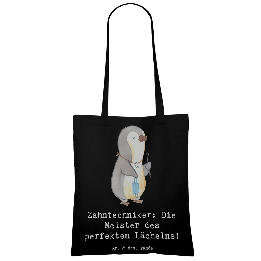 Tragetasche Zahntechniker: Die Meister des perfekten Lächelns! Beuteltasche, Beutel, Einkaufstasche, Jutebeutel, Stoffbeutel, Tasche, Shopper, Umhängetasche, Strandtasche, Schultertasche, Stofftasche, Tragetasche, Badetasche, Jutetasche, Einkaufstüte, Laptoptasche, Beruf, Ausbildung, Jubiläum, Abschied, Rente, Kollege, Kollegin, Geschenk, Schenken, Arbeitskollege, Mitarbeiter, Firma, Danke, Dankeschön