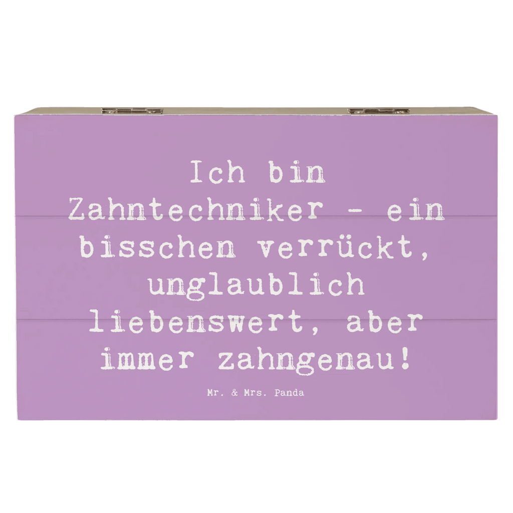 Holzkiste Spruch Ich bin Zahntechniker - ein bisschen verrückt, unglaublich liebenswert, aber immer zahngenau! Holzkiste, Kiste, Schatzkiste, Truhe, Schatulle, XXL, Erinnerungsbox, Erinnerungskiste, Dekokiste, Aufbewahrungsbox, Geschenkbox, Geschenkdose, Beruf, Ausbildung, Jubiläum, Abschied, Rente, Kollege, Kollegin, Geschenk, Schenken, Arbeitskollege, Mitarbeiter, Firma, Danke, Dankeschön