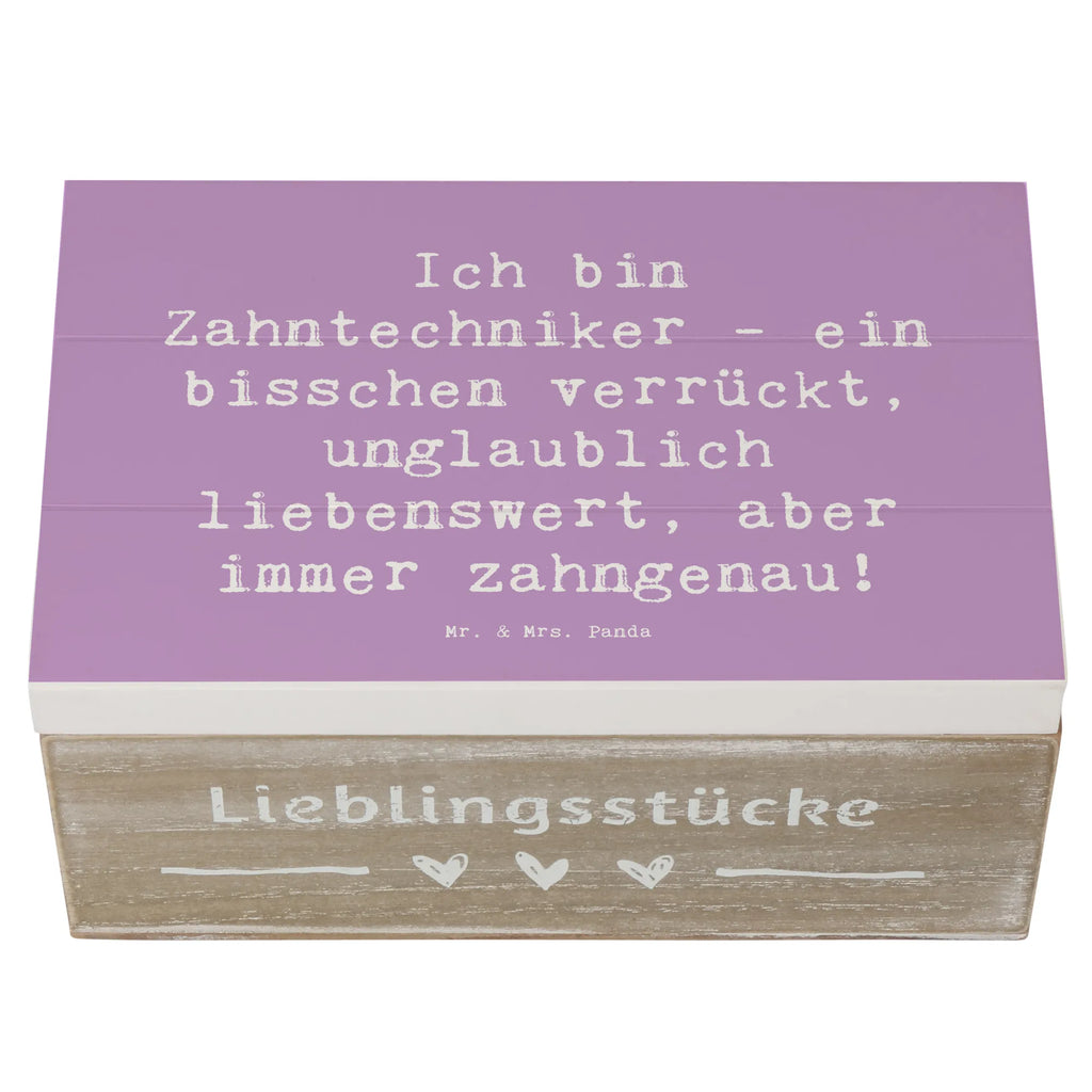 Holzkiste Spruch Ich bin Zahntechniker - ein bisschen verrückt, unglaublich liebenswert, aber immer zahngenau! Holzkiste, Kiste, Schatzkiste, Truhe, Schatulle, XXL, Erinnerungsbox, Erinnerungskiste, Dekokiste, Aufbewahrungsbox, Geschenkbox, Geschenkdose, Beruf, Ausbildung, Jubiläum, Abschied, Rente, Kollege, Kollegin, Geschenk, Schenken, Arbeitskollege, Mitarbeiter, Firma, Danke, Dankeschön