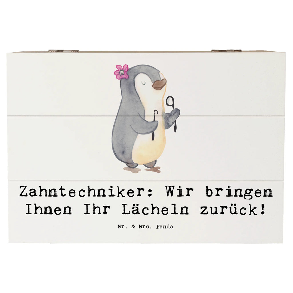 Holzkiste Zahntechniker: Wir bringen Ihnen Ihr Lächeln zurück! Holzkiste, Kiste, Schatzkiste, Truhe, Schatulle, XXL, Erinnerungsbox, Erinnerungskiste, Dekokiste, Aufbewahrungsbox, Geschenkbox, Geschenkdose, Beruf, Ausbildung, Jubiläum, Abschied, Rente, Kollege, Kollegin, Geschenk, Schenken, Arbeitskollege, Mitarbeiter, Firma, Danke, Dankeschön