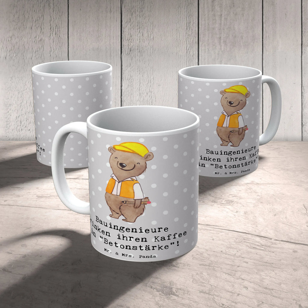 Tasse Bauingenieure trinken ihren Kaffee in "Betonstärke"! Tasse, Kaffeetasse, Teetasse, Becher, Kaffeebecher, Teebecher, Keramiktasse, Porzellantasse, Büro Tasse, Geschenk Tasse, Tasse Sprüche, Tasse Motive, Kaffeetassen, Tasse bedrucken, Designer Tasse, Cappuccino Tassen, Schöne Teetassen, Beruf, Ausbildung, Jubiläum, Abschied, Rente, Kollege, Kollegin, Geschenk, Schenken, Arbeitskollege, Mitarbeiter, Firma, Danke, Dankeschön