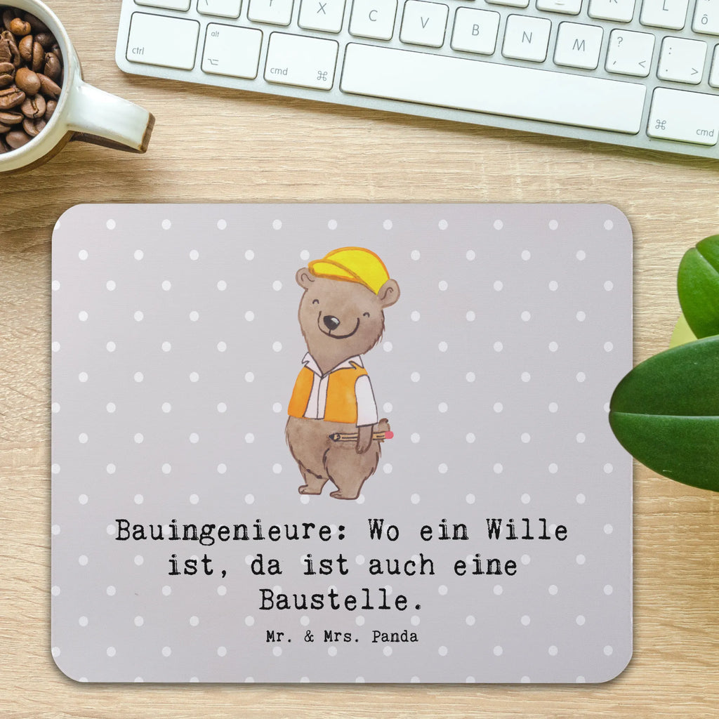 Mauspad Bauingenieure: Wo ein Wille ist, da ist auch eine Baustelle. Mousepad, Computer zubehör, Büroausstattung, PC Zubehör, Arbeitszimmer, Mauspad, Einzigartiges Mauspad, Designer Mauspad, Mausunterlage, Mauspad Büro, Beruf, Ausbildung, Jubiläum, Abschied, Rente, Kollege, Kollegin, Geschenk, Schenken, Arbeitskollege, Mitarbeiter, Firma, Danke, Dankeschön