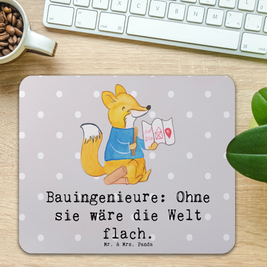 Mauspad Bauingenieure: Ohne sie wäre die Welt flach. Mousepad, Computer zubehör, Büroausstattung, PC Zubehör, Arbeitszimmer, Mauspad, Einzigartiges Mauspad, Designer Mauspad, Mausunterlage, Mauspad Büro, Beruf, Ausbildung, Jubiläum, Abschied, Rente, Kollege, Kollegin, Geschenk, Schenken, Arbeitskollege, Mitarbeiter, Firma, Danke, Dankeschön