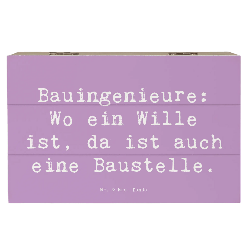 Holzkiste Spruch Bauingenieure: Wo ein Wille ist, da ist auch eine Baustelle. Holzkiste, Kiste, Schatzkiste, Truhe, Schatulle, XXL, Erinnerungsbox, Erinnerungskiste, Dekokiste, Aufbewahrungsbox, Geschenkbox, Geschenkdose, Beruf, Ausbildung, Jubiläum, Abschied, Rente, Kollege, Kollegin, Geschenk, Schenken, Arbeitskollege, Mitarbeiter, Firma, Danke, Dankeschön