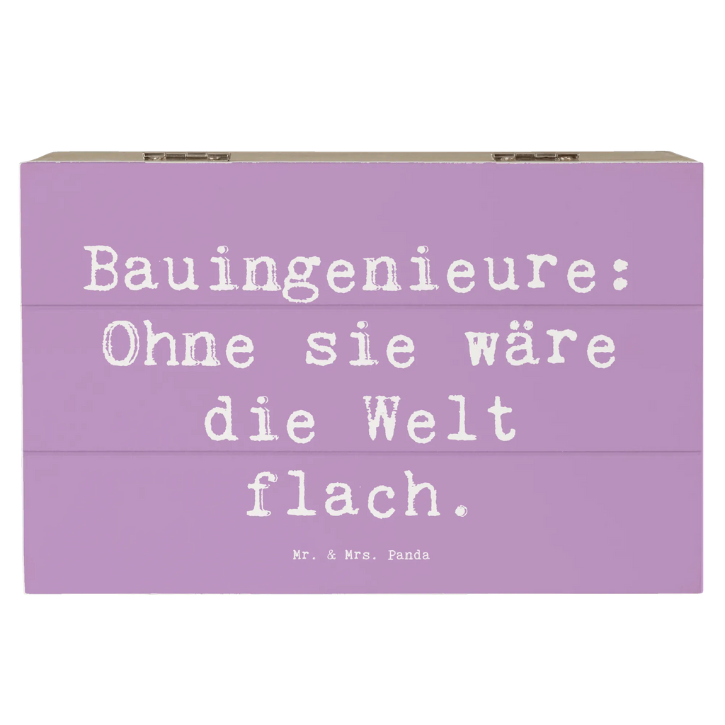 Holzkiste Spruch Bauingenieure: Ohne sie wäre die Welt flach. Holzkiste, Kiste, Schatzkiste, Truhe, Schatulle, XXL, Erinnerungsbox, Erinnerungskiste, Dekokiste, Aufbewahrungsbox, Geschenkbox, Geschenkdose, Beruf, Ausbildung, Jubiläum, Abschied, Rente, Kollege, Kollegin, Geschenk, Schenken, Arbeitskollege, Mitarbeiter, Firma, Danke, Dankeschön