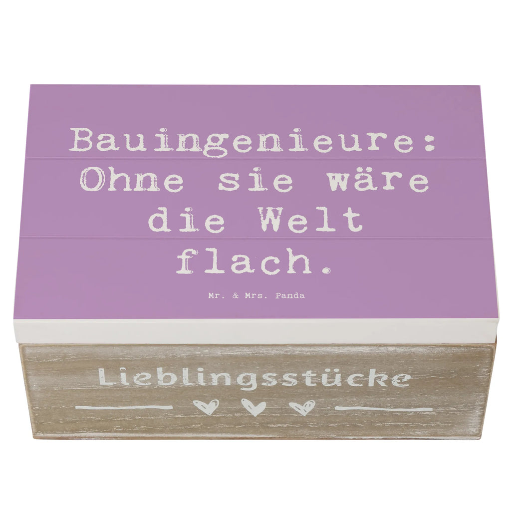 Holzkiste Spruch Bauingenieure: Ohne sie wäre die Welt flach. Holzkiste, Kiste, Schatzkiste, Truhe, Schatulle, XXL, Erinnerungsbox, Erinnerungskiste, Dekokiste, Aufbewahrungsbox, Geschenkbox, Geschenkdose, Beruf, Ausbildung, Jubiläum, Abschied, Rente, Kollege, Kollegin, Geschenk, Schenken, Arbeitskollege, Mitarbeiter, Firma, Danke, Dankeschön